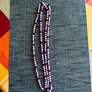 Hand strung necklace